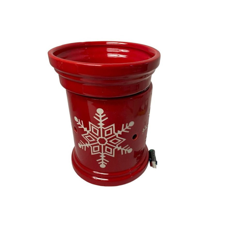 Illumination Fragrance Warmer Diffuser Candle Warmers Red 10" x 9" x‎ 9"